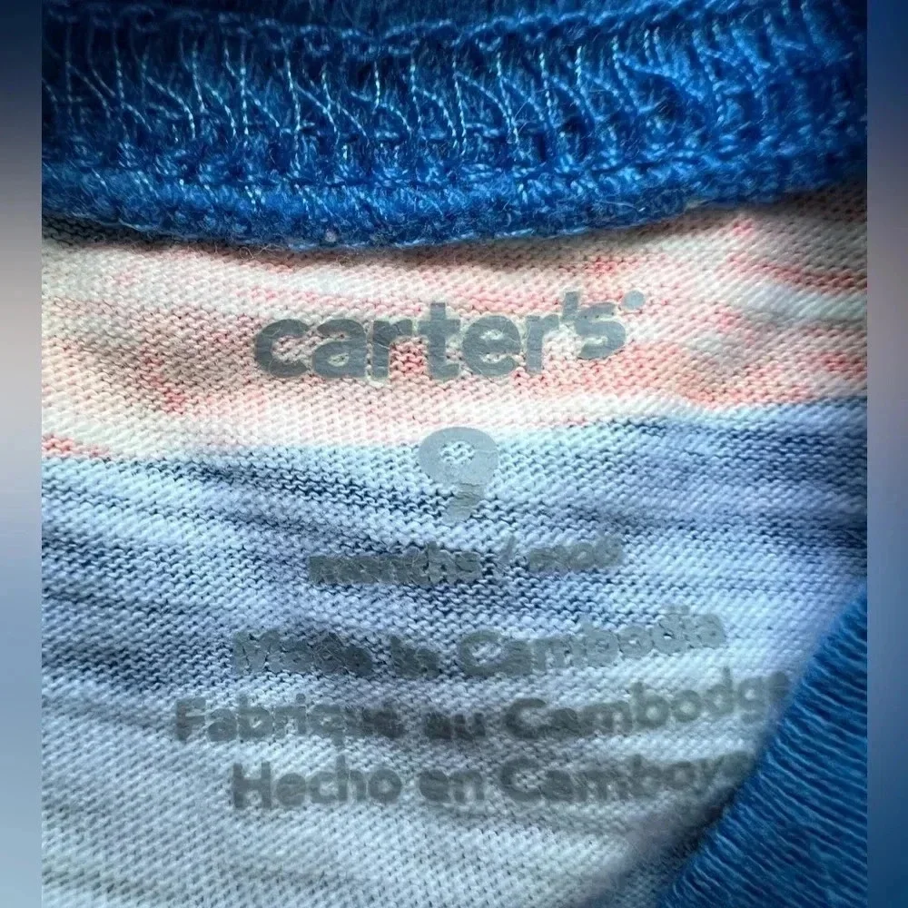 BUNDLE: Carter’s | 2- boys one piece outfits. Size: 6M/9M​